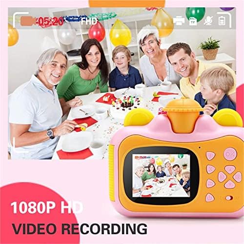 Câmera de impressão instantânea para crianças para crianças 1080p HD Photo Photo Intelligent Shooting Digital Camera Sports Toy para meninos