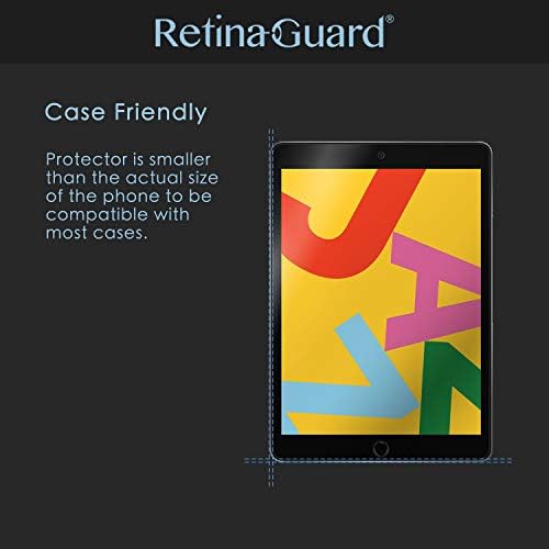 Retinaguard Anti -azul Protetor de tela de vidro temperado com Íons de lasca para 2021 iPad Pro 11 polegadas compatíveis com 2020/2018 iPad Pro de 11 polegadas transparente
