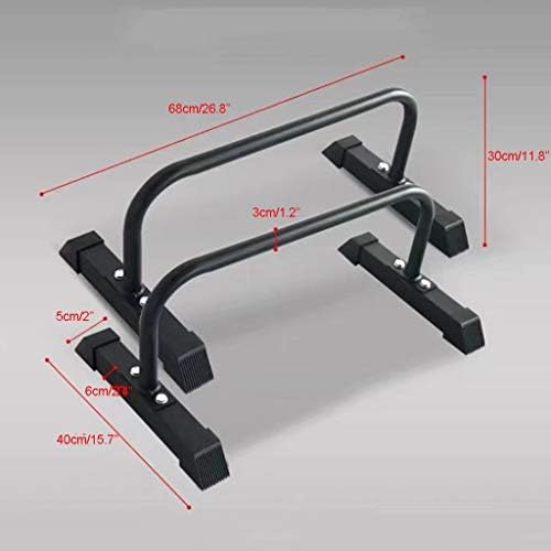 Equipamento de fitness Mini Dip Bar Stand 2 Sets Treinamento de força para academia em casa 440 lb Capacidade de peso
