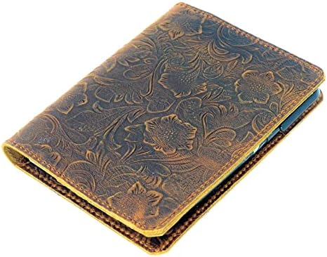 Capa de couro JJNUSA Compatível com Moleskine Grande capa dura, capa de couro de notebook de couro Taining Diário de couro