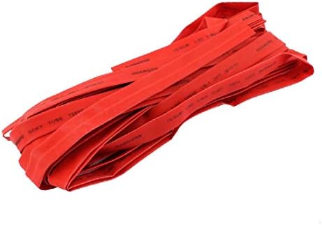 Novo Lon0167 Poliolefina 11m Comprimento de 10 mm DIA Aquecimento de tubo encolhida com mangas de tubo vermelho (poliolefina 11m länge 10mm DurchMesser Schrumpfschlauch Rot