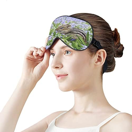 GRANÇO DOMENCIO DO DORME ALGUNDA Máscara de olhos fofos capa engraçada de olho com cinta ajustável para mulheres homens