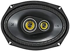 Série CS de Kicker 150 watts 6 x 9 polegadas de carro coaxial de áudio coaxial, preto