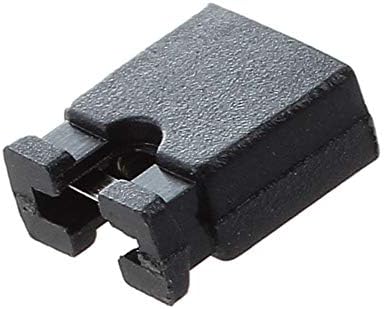 200pcs jumper tampa de tampa de 2,54 mm da placa de circuito padrão preto Mini Jumper Cap conector