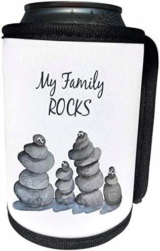 3drose uma família de pedras com texto acima - lata mais fria