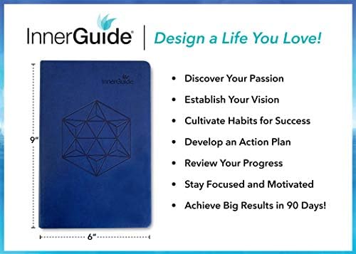 INNERGUIDE 2 em 1 pacote - de volta ao caminho para o Success Notepad e Life Coach Goals Planner