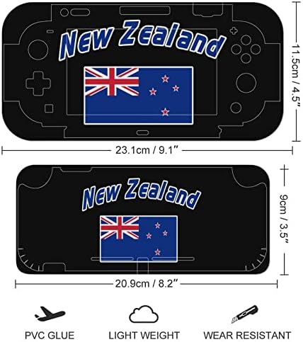 Adesivo de jogo de troca de bandeira da Nova Zelândia Pretty Pattern Pattern Wrap Skin Skin Protective Sticker Compatível