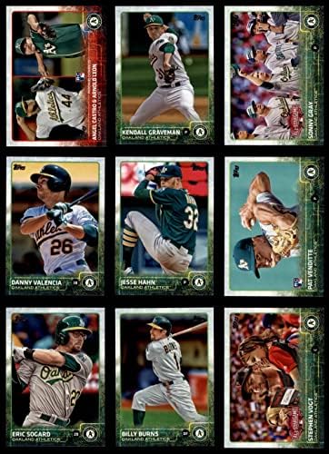 2015 Topps Update Oakland Athletics quase completo Team Set Oakland Athletics NM/MT Athletics