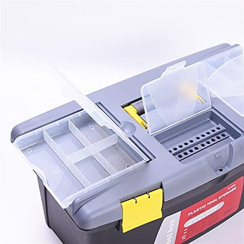 Caixas de ferramentas Brewix Caixa de ferramentas Caixa de ferramentas de plástico portátil com alça de manipulação de armazenamento