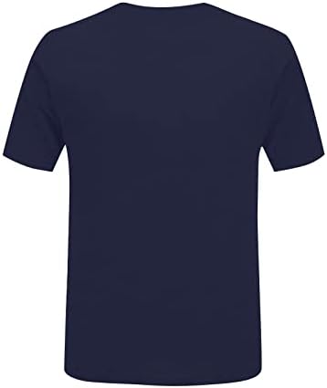 As camisetas de camisetas confortáveis ​​masculinas, letra de pescoço redondo, impressão de camisetas casuais slim fit casual