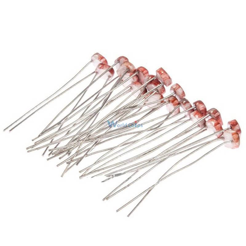 100pcs LDR Photo Light Sensitive Resistor Photoreelétrico Fotoresistor 5528 GL5528