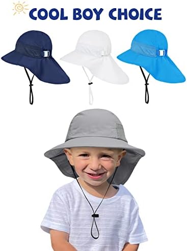 Baby Sun Hat Hat Costa Crianças Meninas Chapéu de Sol UPF 50+ Proteção Capéu de Praia Berca Berna Chapéus de Pesca para meninos