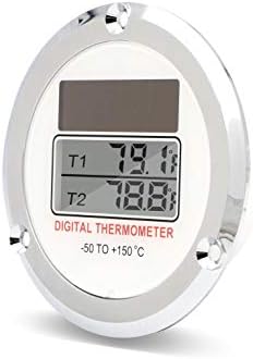 PerfectPrime TC0355, 2-CH Exibição dupla de baixa temperatura Termômetro digital de energia solar NTC Termistor NTC