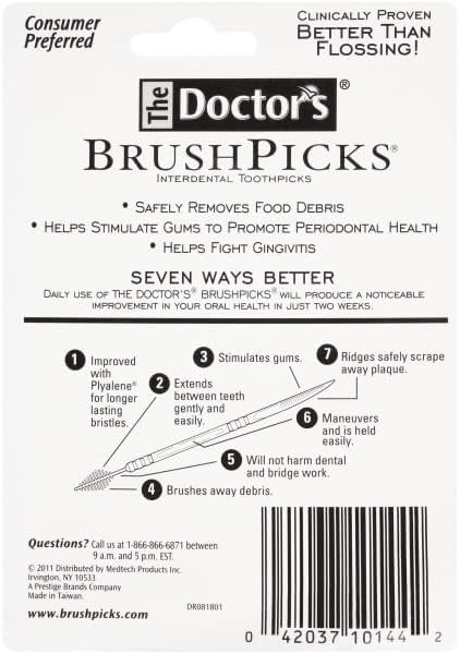 O Brushpicks do médico 275 cada