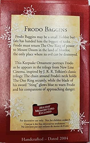 Senhor dos Anéis Frodo Baggins Ornament 2004