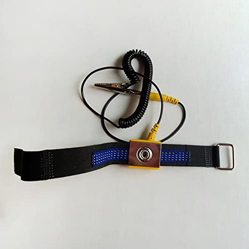 cinta anti -pulso de Balikha, banda de descarga ESD Electricidade Efetiva de pulseira Anti -choque ESD para aeroespacidade eletrônica de fábrica, preto