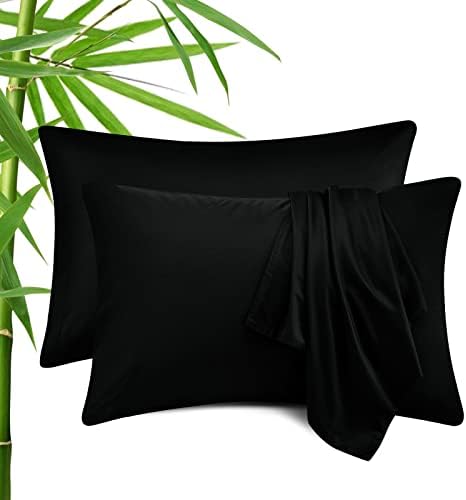 Travesseiros de resfriamento de Cozylux, travesseiros de raio de bambu, conjunto de 2 travesseiros queen size oeko-tex,