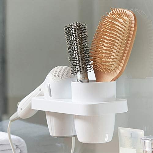 N / C Multifuncional Suporte de secador de cabelo do tipo parafuso, força de adsorção aprimorada, interface razoável, combinação de quadros estáveis