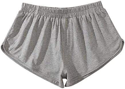 Shorts boxer bmisEgm para homens pacote masculino calça de algodão de cor sólida de verão banda elástica solta seca
