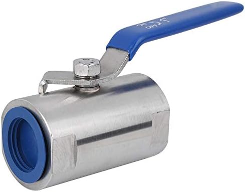 DN25 Válvula de esfera de aço inoxidável Manual industrial G1in rosqueado de 2 vias fluindo para água da torneira