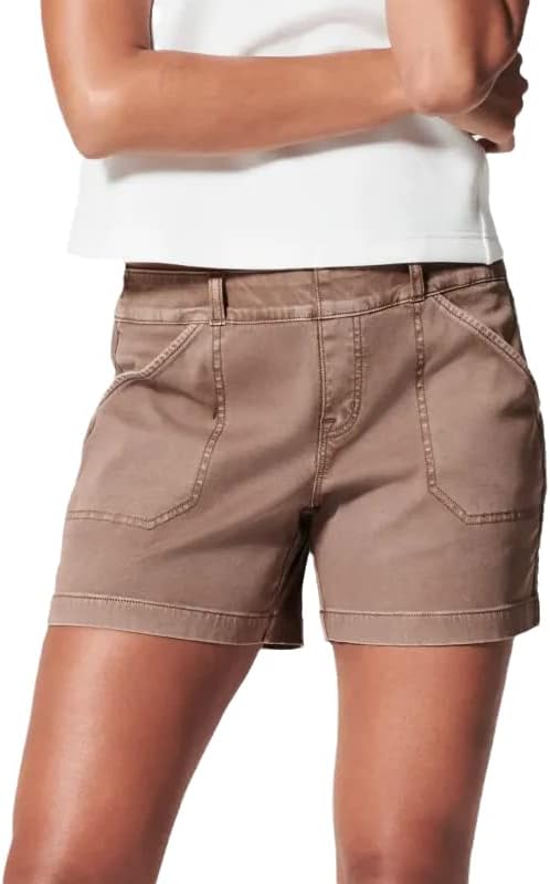 Shorts atléticos para mulheres Stretch swill moda calças curtas versáteis com bolso de tamanho grande shorts de treino casual feminino