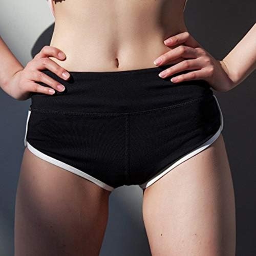 Vesniba lazer shorts femininos femininos fitness running esportes elásticos calças de ioga sólida
