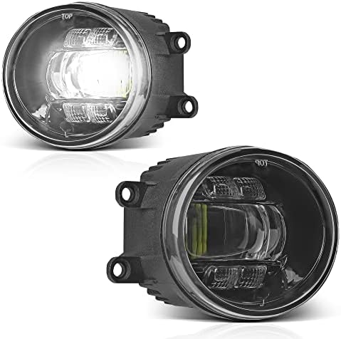 Luzes de nevoeiro LED de Yitamotor compatíveis com 2007-2014 Camry, 2009-2013 Corolla & Matrix, 2008-2010 Highlander