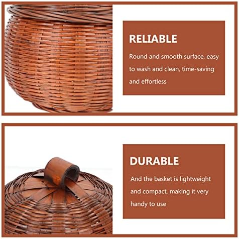 Hemoton Toys Basket Cesto de cesta de ovos pequeno com cesta de cestas de madeira de fruta de madeira Fazenda Farmhouse de