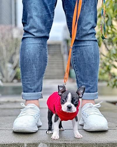 Suéter de cachorro de lã de lã de goleada gooby - vermelha, grande - jaqueta de cachorro de pulôver quente - roupas de cachorro