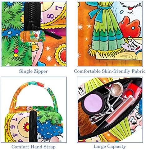 TBOUOBT BACOS COSMETOS Sacos de maquiagem para mulheres, bolsas de maquiagem pequenas bolsas de viagem, desenho animado