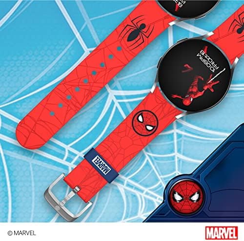 Marvel - Spider -Man Insignia Samsung Smartwatch Band - oficialmente licenciado - 20mm