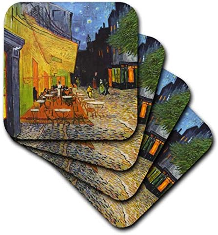 3drose cst_155653_3 Terrace de café à noite por Vincent van Gogh-1888-Restaurante