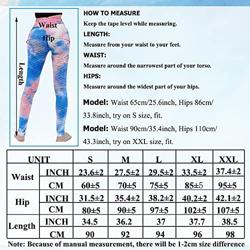 DMLBC Butt Lifting Anti Cellulite Leggings Para mulheres, calças de ioga de cintura alta de ioga atléticas com bolsos