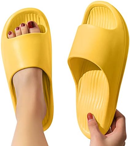 Flipers de Lewos para mulheres de moda interna de moda leve chinelos de almofada macia Boho Hawaii Banheiro Banheiro Slippers