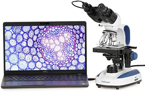 AMSCOPE - Câmera de microscópio de olho de olho digital USB 2.0 CMOS de 12MP - MD1200A