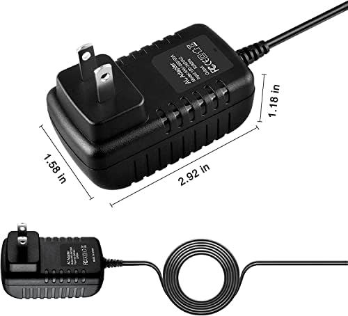 Adaptador AC/CC de Tech-Tech Compatível com Electrolux ergorapido Modelo EL1006 Tipo B Volts 9.6V D.C. Tipo doméstico Tipo doméstico A vácuo da fonte de alimentação do cabo do cabo da bateria do cabo da bateria