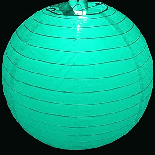 ACMEE - 12pcs branco quente + 12pcs luzes de balão de LED verde