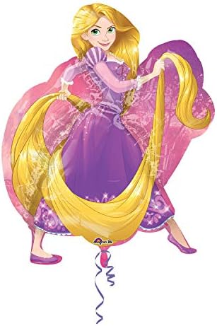Anagrama 10022938 38 Rapunzel Supershape Foil Balloon, multicolor
