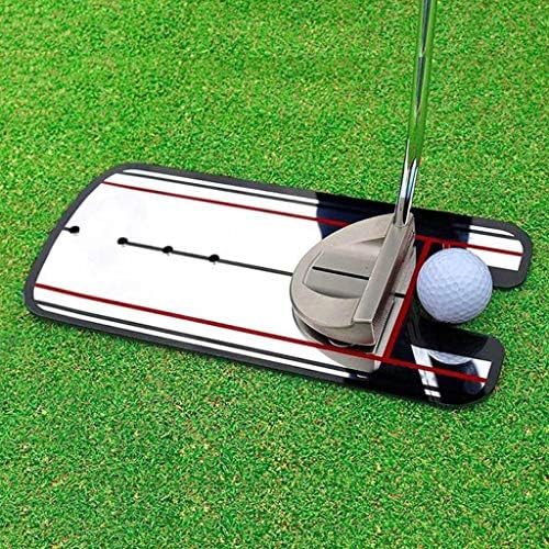 Toxz Pro Golf Putting Training Mirror Eyeline Alignment Swing Golf Practice Trainer Aid, portátil, Melhore a postura, 145mmx310mm
