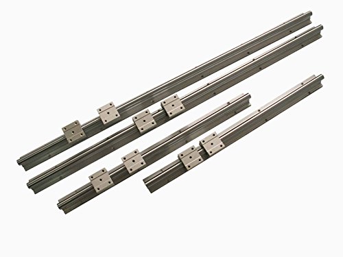 Joomen CNC SBR20 Rail de suporte RM1605 Kit de movimento linear de 350/850 mm