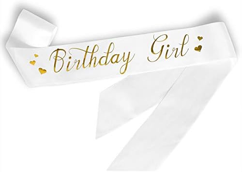 Faixa de aniversariante - favores de festa de aniversário de faixa de aniversário, suprimentos e decorações