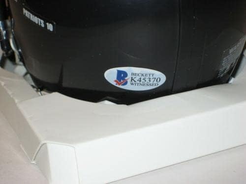 Jim Covert assinado Super Bowl XX Mini -Helmet com Inscrição e Becket Auth - Mini capacetes da NFL autografados