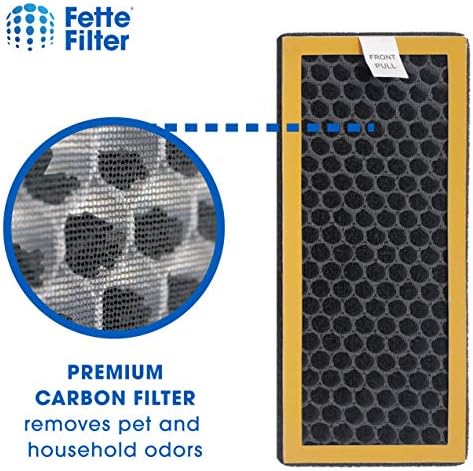 Filtro Fette-2 Filtros de carbono ativados de substituição compatíveis com o Homedics Totalclean petplus para o AT-PET01, AT-PET02,