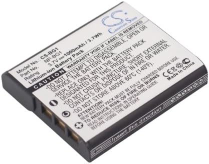 Substituição da bateria para DSC-W150/R NP-BG1 NP-FG1