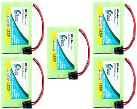 5 Pacote - Substituição para Bateria UNIDEN TCX800 - Compatível com a bateria do telefone sem fio uniden
