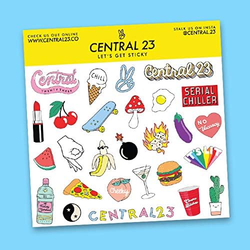 Central 23 - Cartão de aniversário engraçado - 'Olhe Stars' - Cartão de aniversário rude para irmão ou irmã - feliz aniversário para