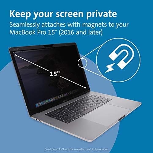 Kensington MP15 MacBook Pro Magnetic Privacy Screen por 15 /17/18/19 MacBook Pro