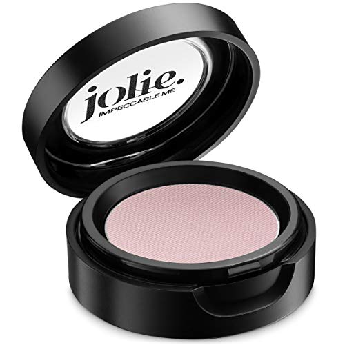 Jolie Cosmetics Powder Pressed Eyeshadows Metallic, Pearl Shimmer - Crueldade Free, Vegan, Eombsão de Pan Single 1.48g Pinks & Reds