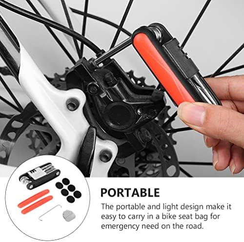 Ferramenta de restaurador Kit universal de reparo de pneus de bicicleta: 1 Definir ferramenta de pneu pesado para o kit de plugue de reparo de punção de pneu furado