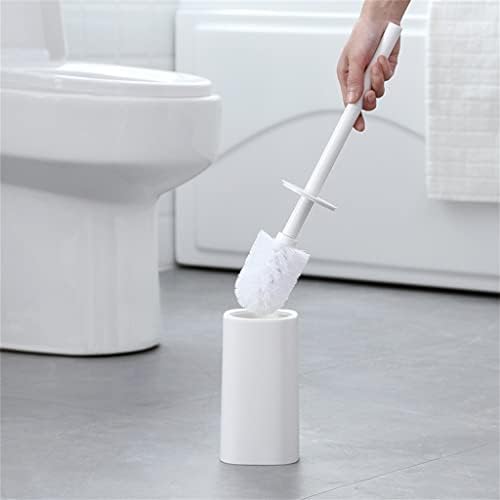 Escova de cabelo macio pincel piso de limpeza de vaso sanitário acessórios de banheiro conjunto de itens domésticos (argento, tamanho